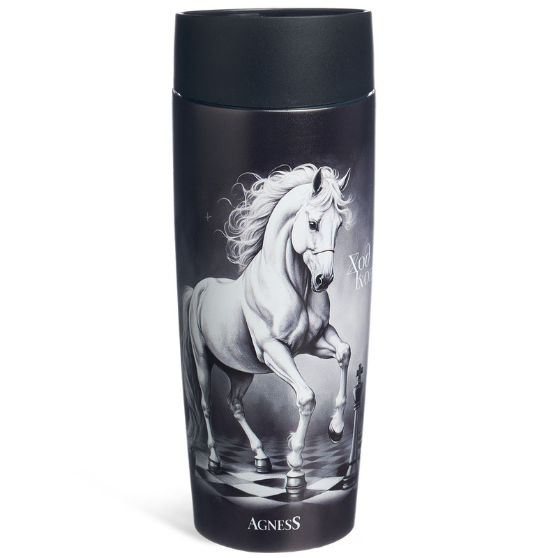 Термокружка 'Ход конем' 380 мл, Agness
