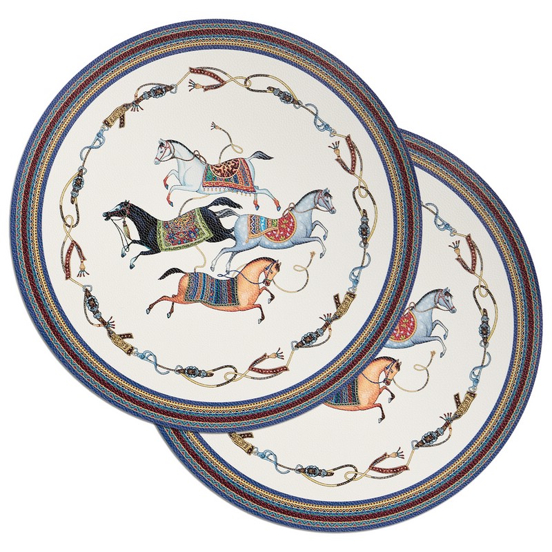 Набор из 2-х подстановочных салфеток 'Passage', диаметр 38 см