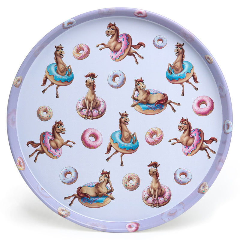 Поднос сервировочный 'Пончики' 33 см, Agness