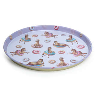 Поднос сервировочный 'Пончики' 33 см, Agness 2
