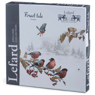 Набор тарелок обеденных 'Лесная сказка: Снегири' из 2-х шт, 26 см, Lefard 5