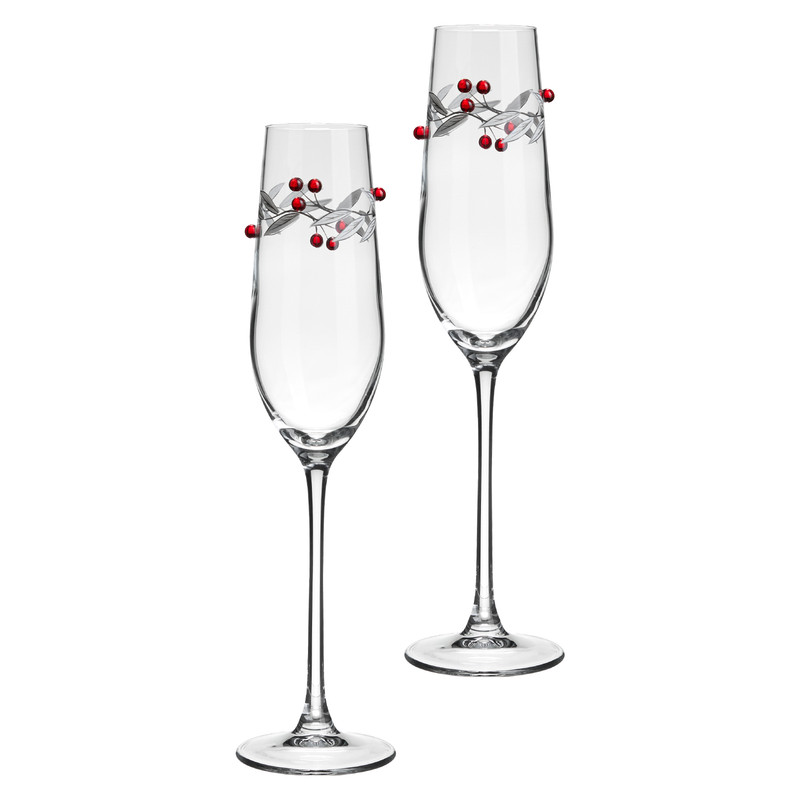 Набор бокалов для шампанского 'Berry Dreams' из 2-х шт. по 180 мл