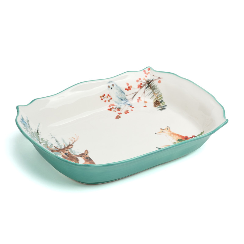 Блюдо прямоугольное 'Лесная сказка' 32 см, Lefard
