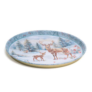 Поднос сервировочный 'Зимняя сказка' 33 см, Agness 2