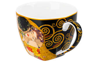 Чайная пара, 2 предмета, 250 мл, 'Поцелуй на черном', фарфор 6