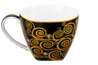 Чайная пара, 2 предмета, 250 мл, 'Поцелуй на черном', фарфор 8