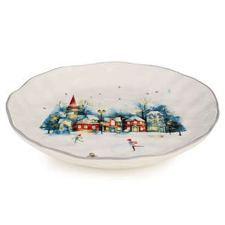 Тарелка обеденная 'С Новым Годом!' 28 см, Agness 2