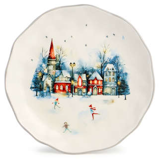 Тарелка закусочная 'С Новым Годом!' 23 см, Agness