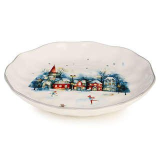 Тарелка закусочная 'С Новым Годом!' 23 см, Agness 2