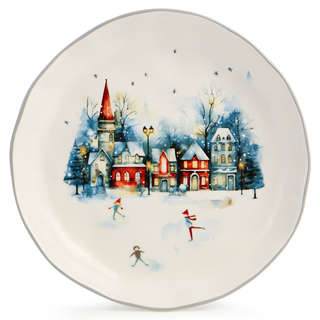Тарелка закусочная 'С Новым Годом!' 17 см, Agness