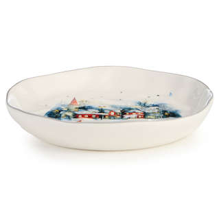 Тарелка закусочная 'С Новым Годом!' 17 см, Agness 2