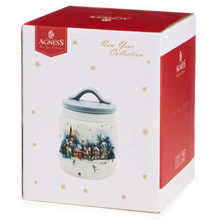 Банка 'С Новым Годом!' 10х14 см, 500 мл, Agness 4