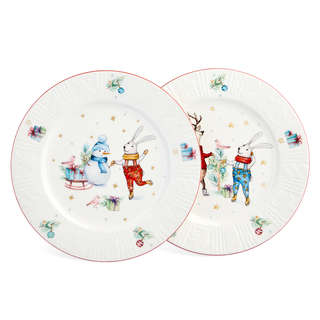 Набор тарелок закусочных 'Winter Story' из 2-х шт, 20 см, Lefard
