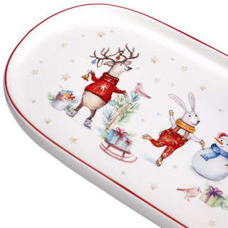 Блюдо овальное 'Winter Story' 34 см, Lefard 4