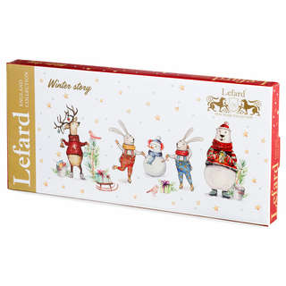 Блюдо овальное 'Winter Story' 34 см, Lefard 7