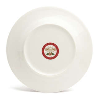 Тарелка закусочная 'Дед Мороз и Тройка' 20 см, красная, Lefard 3