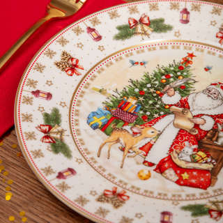 Тарелка закусочная 'Дед Мороз' 20 см, Lefard 4