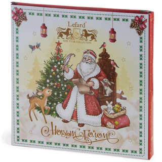 Тарелка закусочная 'Дед Мороз' 20 см, Lefard 5