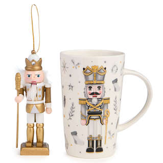 Набор подарочный 'Щелкунчик': кружка 385 мл + елочная игрушка...
