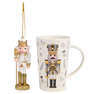 Набор подарочный 'Щелкунчик': кружка 385 мл + елочная игрушка...