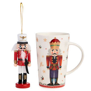 Набор подарочный 'Щелкунчик': кружка 385 мл + елочная игрушка...