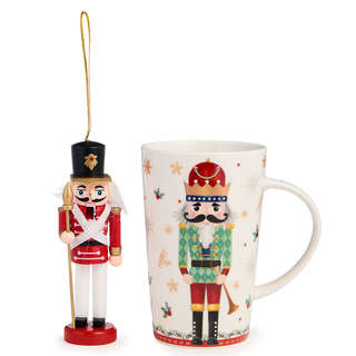 Набор подарочный 'Щелкунчик': кружка 385 мл + елочная игрушка...