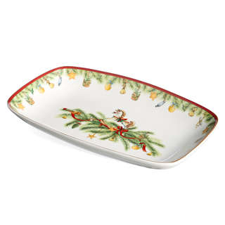 Блюдо прямоугольное 'Щелкунчик' 25х16 см, Lefard