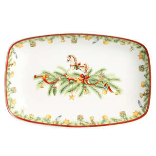 Блюдо прямоугольное 'Щелкунчик' 25х16 см, Lefard 2