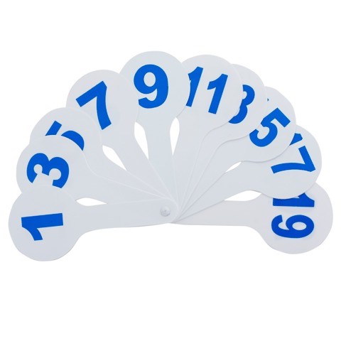 Веер-касса (цифры от 1 до 20), ПЧЕЛКА, европодвес