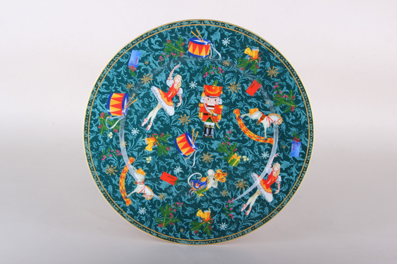 Тарелка обеденная 'Щелкунчик и мышиный король' 26.5 см