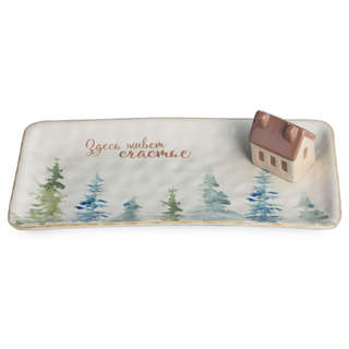 Блюдо прямоугольное 'Chalet' 25 см, LEFARD 3