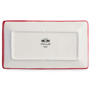 Блюдо сервировочное прямоугольное 'Christmas Gift' 24 см, LEFARD 5