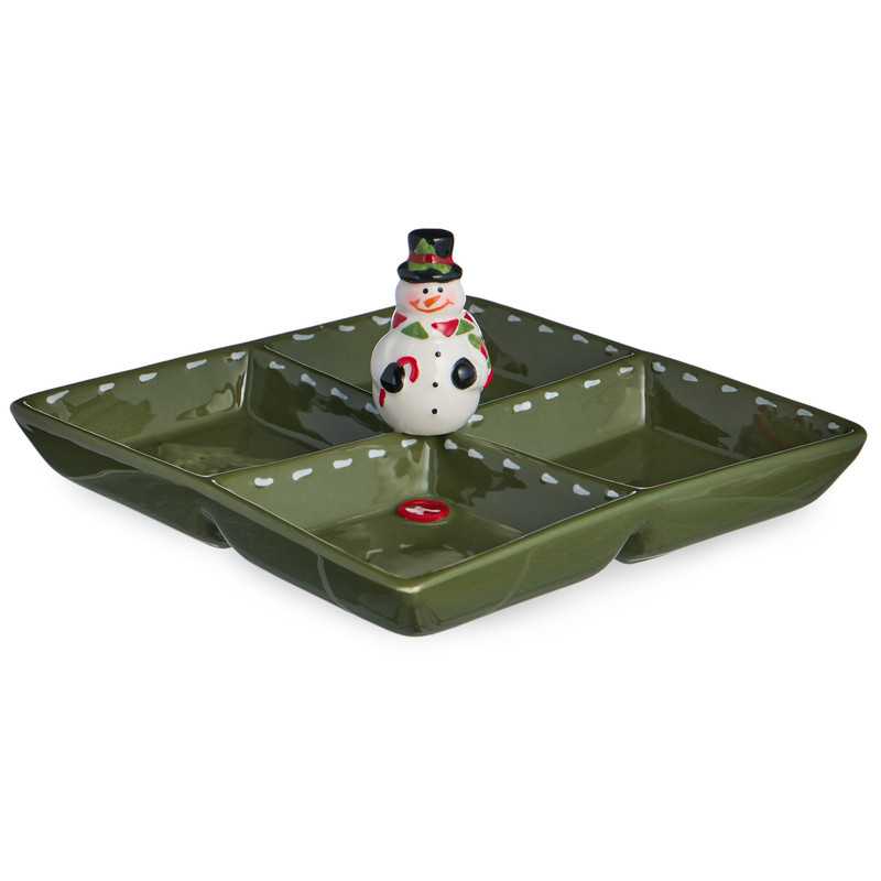 Менажница 4 секции 'Christmas Gift' 20 см, LEFARD