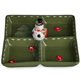 Менажница 4 секции 'Christmas Gift' 20 см, LEFARD 3