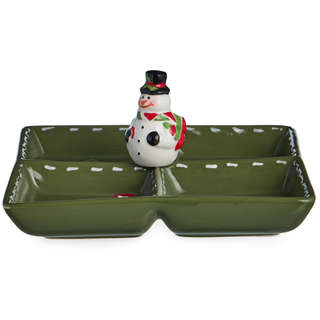 Менажница 4 секции 'Christmas Gift' 20 см, LEFARD 4