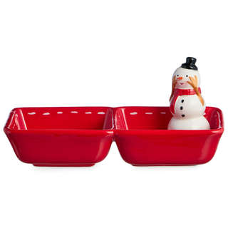 Менажница 2 секции 'Christmas Gift' 22х11 см, LEFARD 2