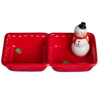 Менажница 2 секции 'Christmas Gift' 22х11 см, LEFARD 4