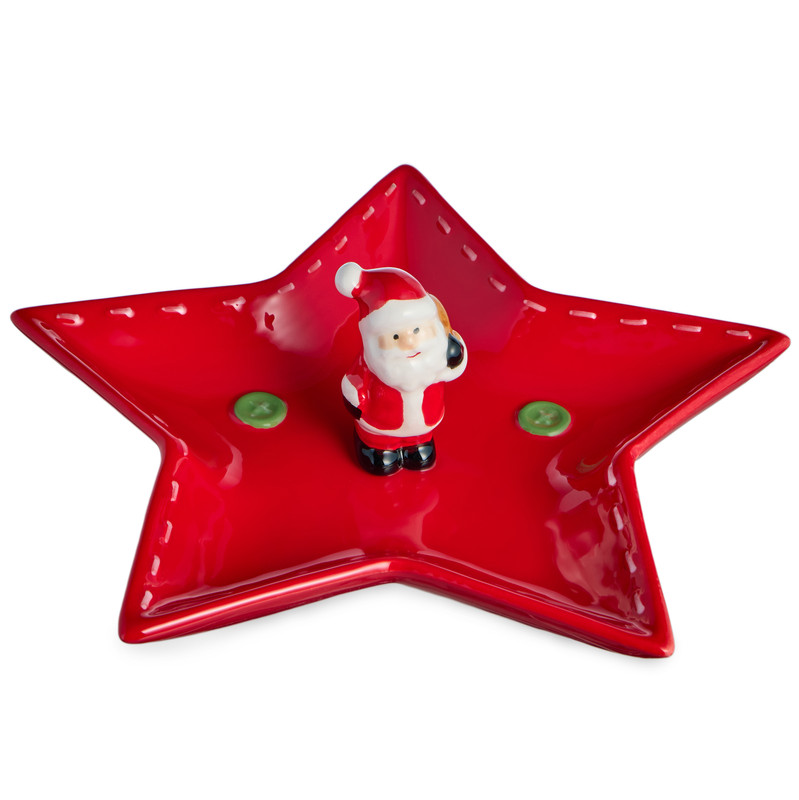 Блюдо-звезда 'Christmas Gift' 25 см, LEFARD