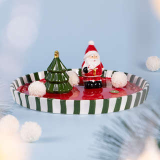 Блюдо круглое 'Christmas Gift' 25 см, LEFARD 2