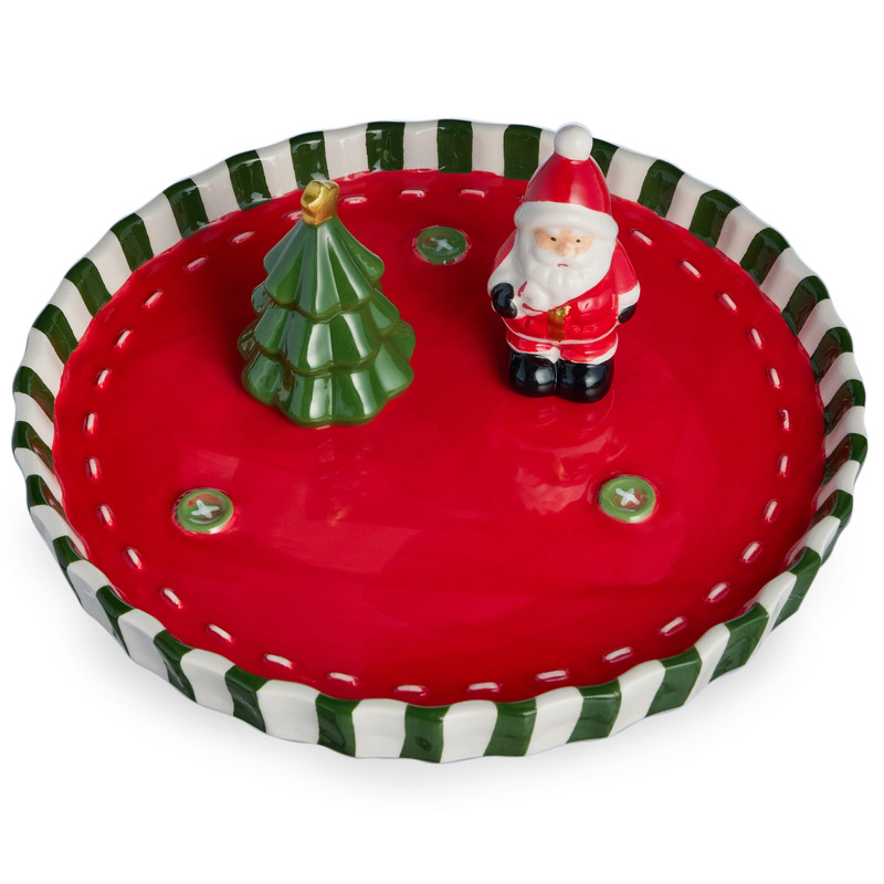 Блюдо круглое 'Christmas Gift' 25 см, LEFARD