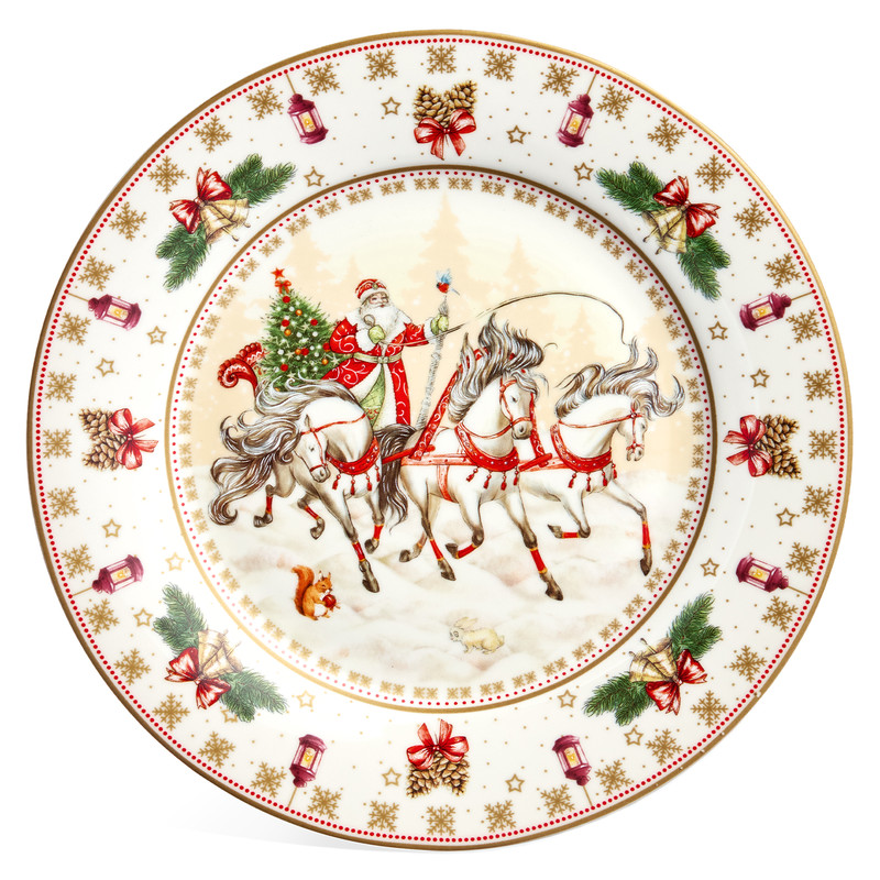 Тарелка закусочная 'Тройка' 20 см, LEFARD