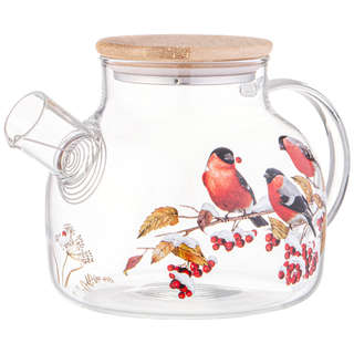 Чайник заварочный 'Снегири' 1000 мл, LEFARD 2
