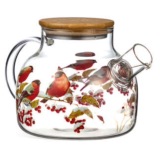 Чайник заварочный 'Снегири' 1000 мл, LEFARD 4