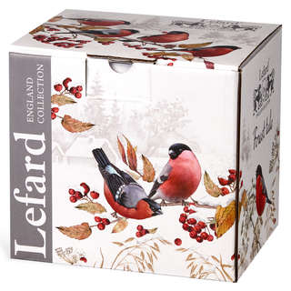 Кружка с двойными стенками 'Снегири' 410 мл, LEFARD 5