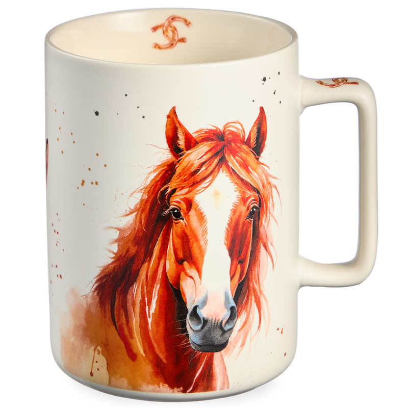 Кружка 'Кони в деле' 400 мл, LEFARD