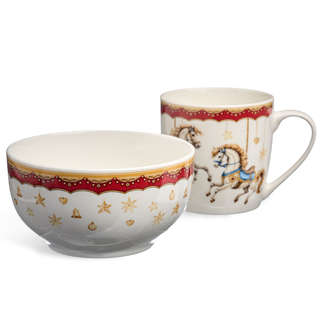 Набор детской посуды 'Карусель': салатник 500 мл, кружка 360 ...