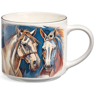 Кружка 'Horse' 500 мл, золото, Lefard