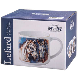 Кружка 'Horse' 500 мл, золото, Lefard 5