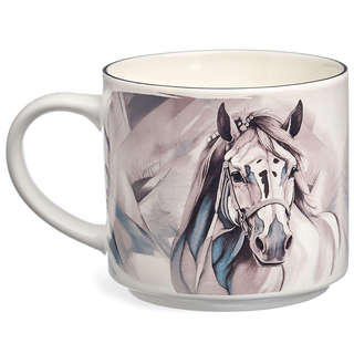 Кружка 'Horse' 500 мл, серебро, Lefard 2