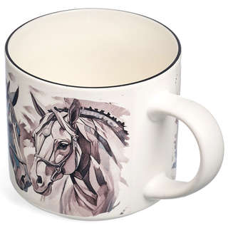 Кружка 'Horse' 500 мл, серебро, Lefard 3